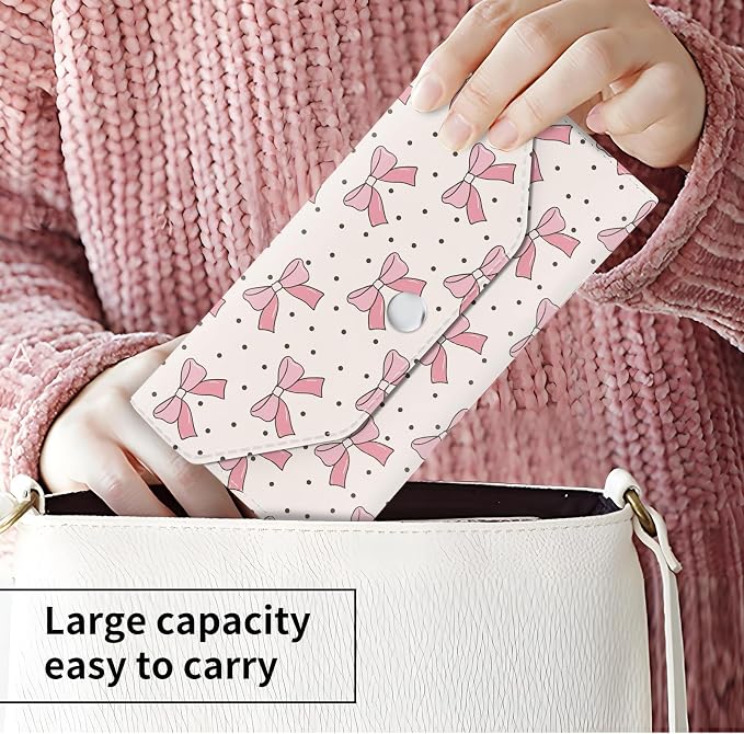 Cash Envelope Wallet Cute PU Leather Envelopes Bag - Image 2