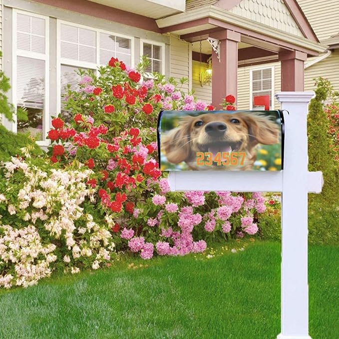 Ouqiuwa Custom Welcome Magnetic Mailbox Cover, Mailbox Wrap Decorative - Image 7