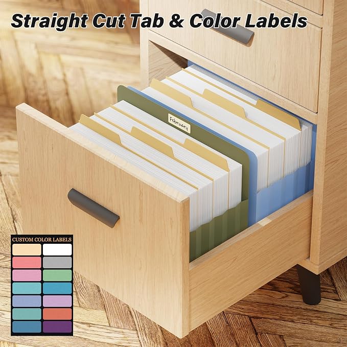 Ansook Expanding File folders, 6 Pack Letter Size 5.25" Expandable Accordion - Image 5