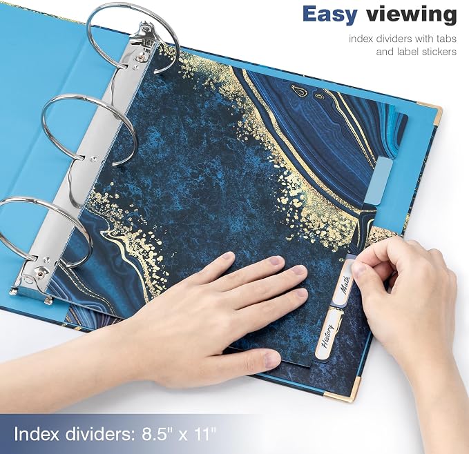 Ospelelf 3 Ring Binder for Letter Size Paper - Image 6