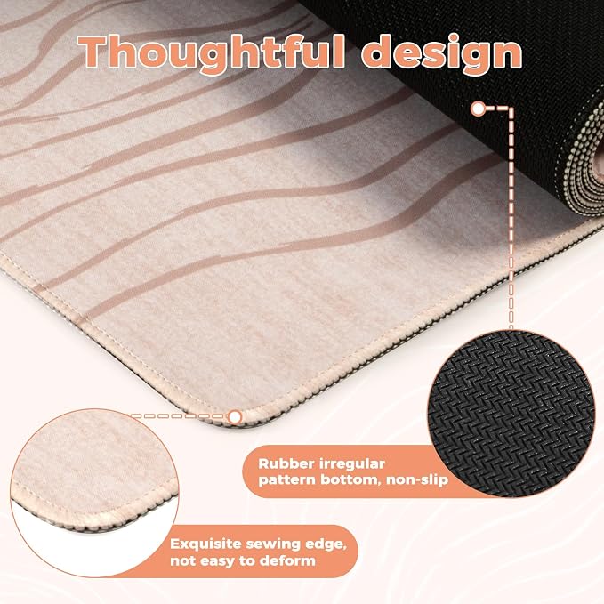 iCasso Big Mouse Pad, Aesthetic Desk Cover Mat - Image 5