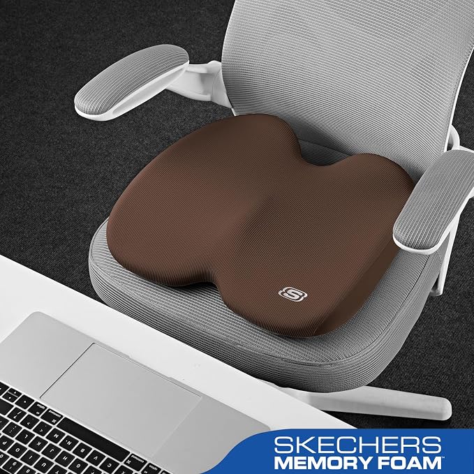 Skechers Seat Cushion, Ergonomic Memory Foam Cushion - Image 4