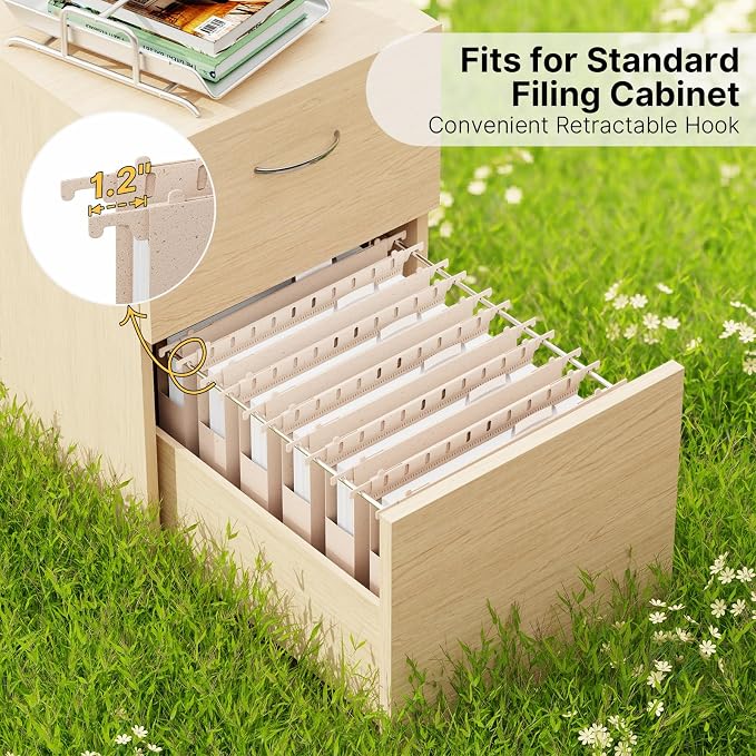 XINGIA Hanging File Folders Letter Size, Heavy Duty 1" Expanding Hanging File - Image 3