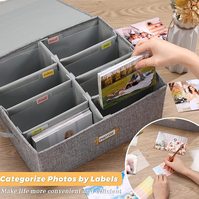 Erogeen Decorative Photo Storage Box - Image 5