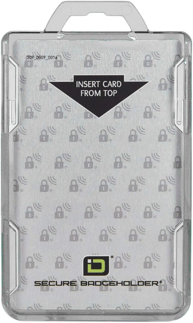ID Stronghold - RFID Blocking Secure Badge Holder - Duolite 2 Card ID Holder - by IDStronghold