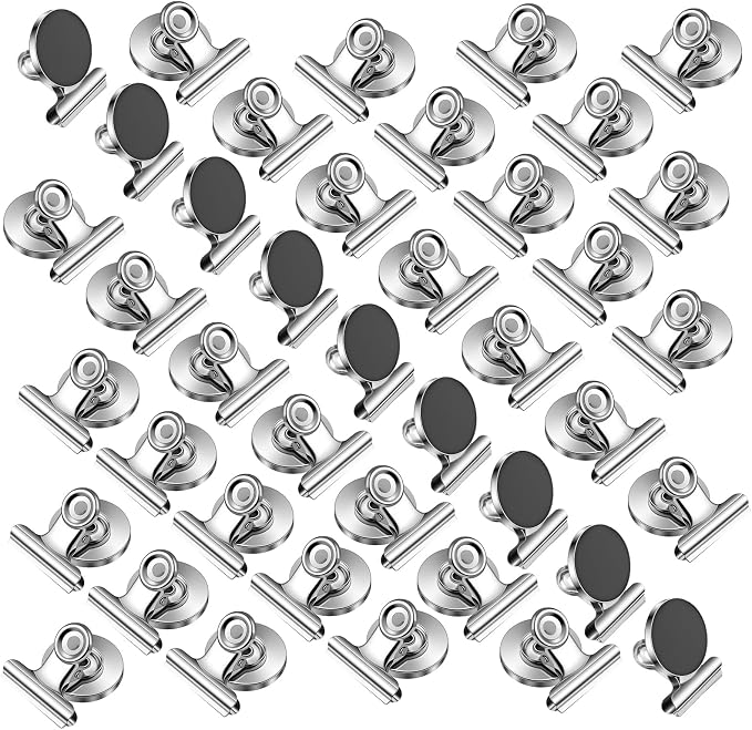 100 Magnetic Clips, Fridge Magnets, Magnet Clips Heavy Duty, Refrigerator - Image 7