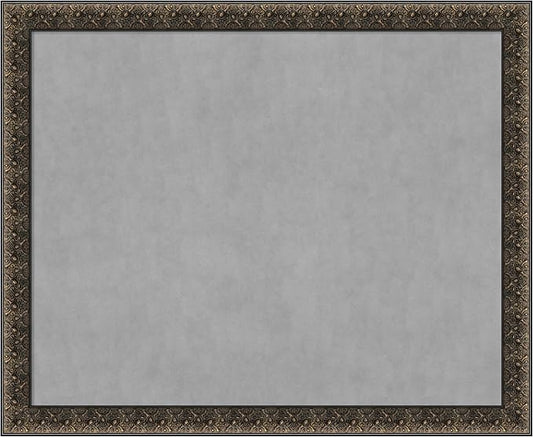 Amanti Art Black Framed Magnetic Board 37x45 X-Large Vision Board by AmantiArt