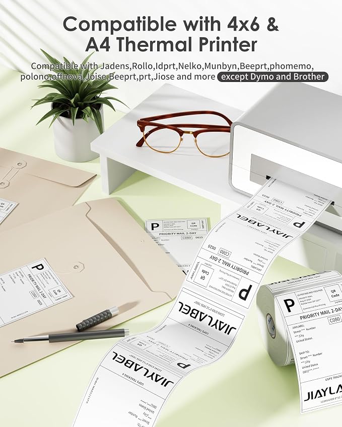 4x6 Thermal Mailing Labels for Direct Thermal Label Printer Shipping Sticker - Image 4