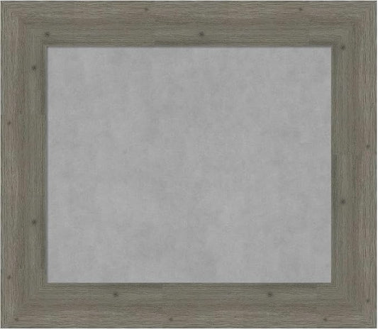 Amanti Art Grey Framed Magnetic Board 27x31 Medium Vision Board by AmantiArt