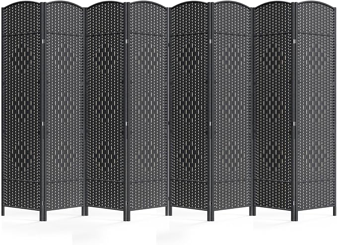 Cocosica 8 Panel Room Divider, 6Ft Folding Privacy Screen, Tall by cocosica