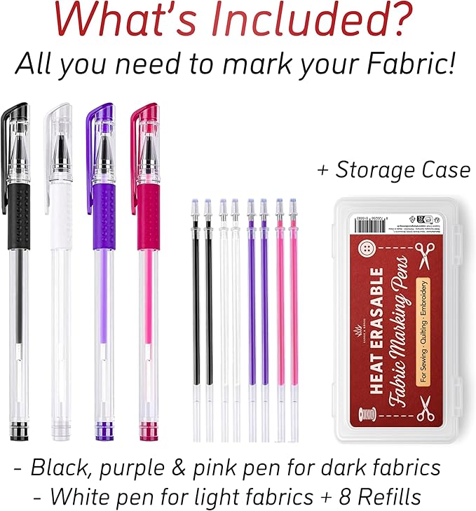 Lange & König Air & Water Erasable Fabric Markers - Image 5