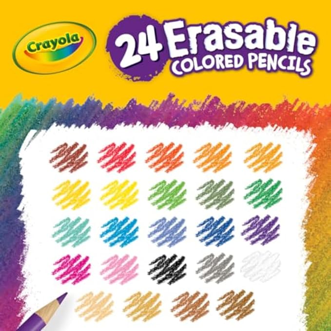 Crayola Erasable Colored Pencils, Kids Coloring Pencils - Image 5