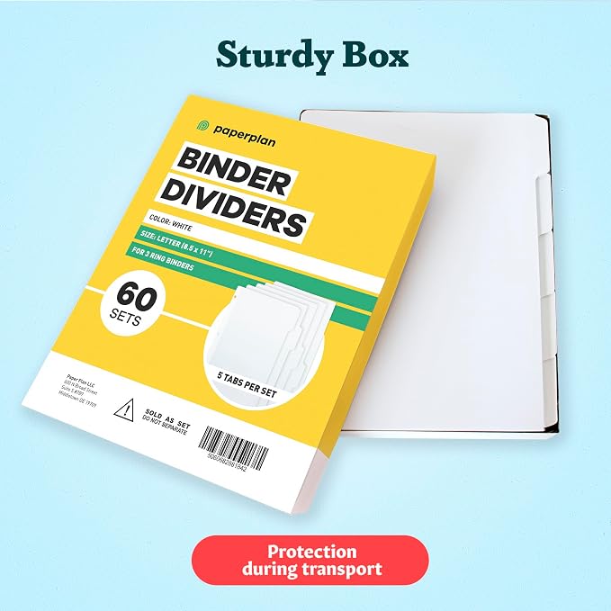 Paper Plan 3 Ring Binder Dividers - Image 7