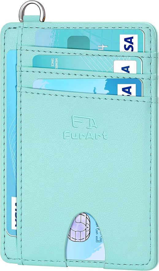 FurArt Slim Minimalist Wallet RFID Credit Card Holder by FurArt