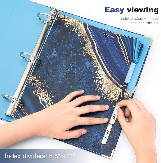 Ospelelf 3 Ring Binder, 2 Inch Letter Size - Image 5