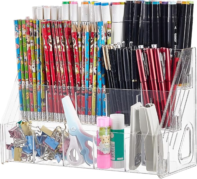 Acrylic Pen Pencil Holder for Desk by Unknown