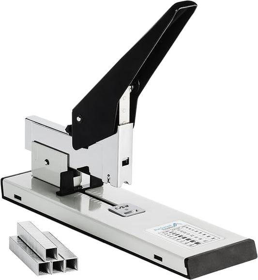 Blue Summit Supplies Heavy Duty Stapler, 200 Sheet Capacity, 2000 Staples by BlueSummitSupplies