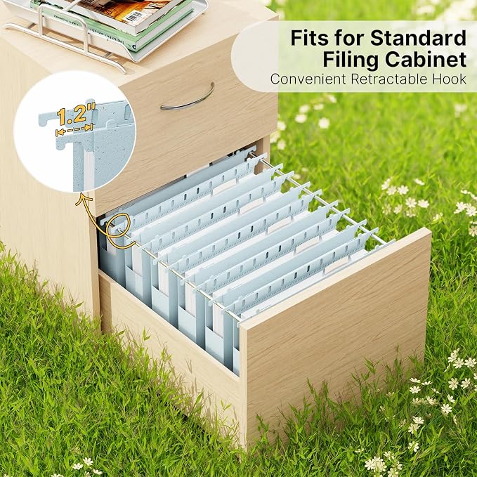 XINGIA Hanging File Folders Letter Size, Heavy Duty 1" Expanding Hanging File - Image 3
