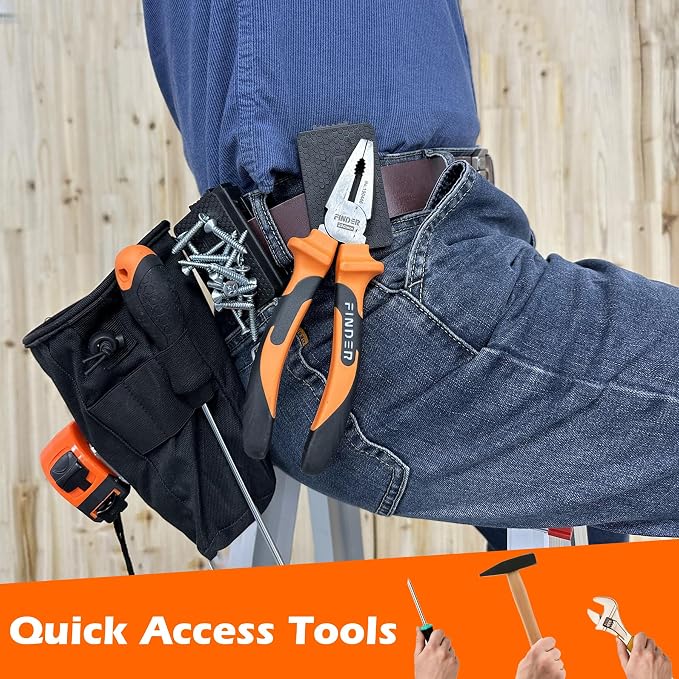 MUTUACTOR 1PCS Magnetic Tool Belt Clip, Anti-Slip Heavy-Duty Magnetic Mount - Image 2