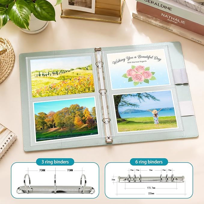 VOKOY 200 Pack Mini Sheet Protectors fit 4"x6"' Cards - Image 6