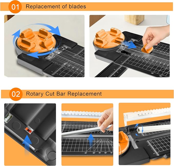 4 in 1 A4 Craft Paper Cutter Rotary Trimmer - Image 5