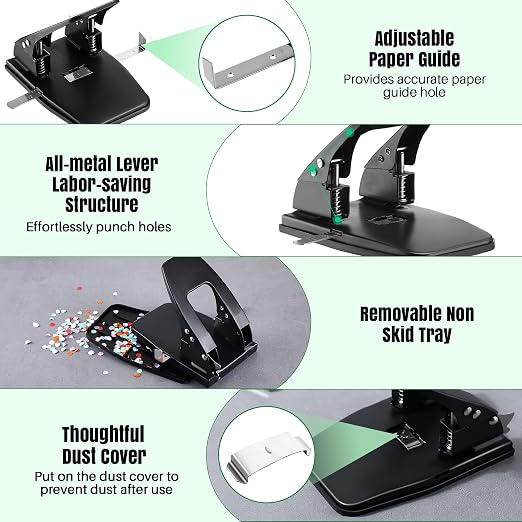 Dreyoo Heavy Duty 2 Hole Punch - Image 4