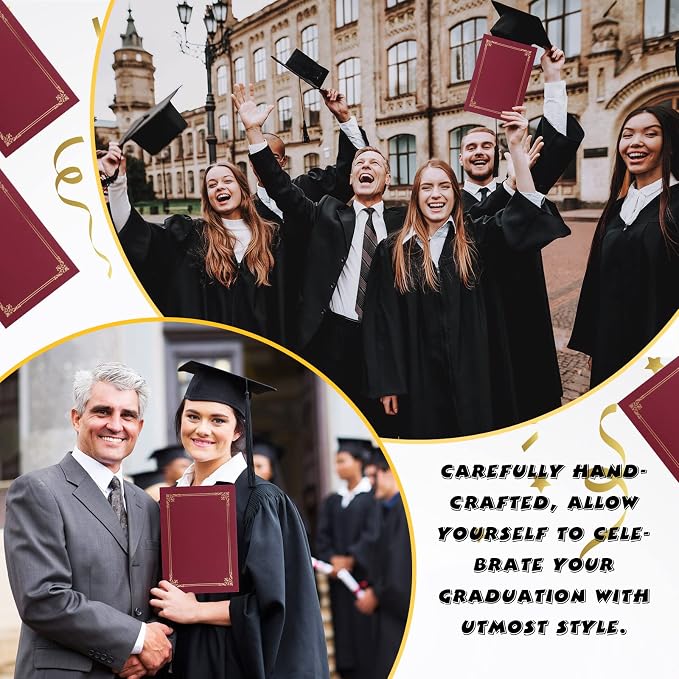 Sherr 60 Pcs Certificate Holders Certificate Covers Folders Diploma Holders - Image 4