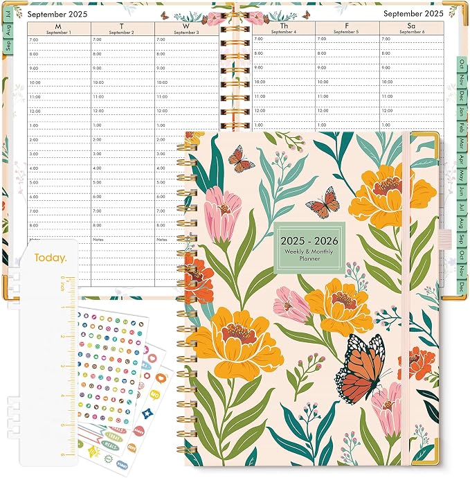 2026 Appointment Book, Hardcover Planner 12 Months Weekly and Monthly, 8.5"x11" by Unknown