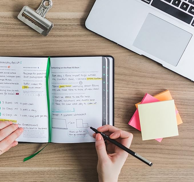 24 Pack Sticky Notes - 3 x 3 Inch Large Memo Pads with 2X Sticking Power,12 Bright Colors Sticky Pads,100 Sheets/Pad - 2400 PCS Super Sticky & Repositionable for Office,Notebook,School,and Daily Use-DeskLoop Office