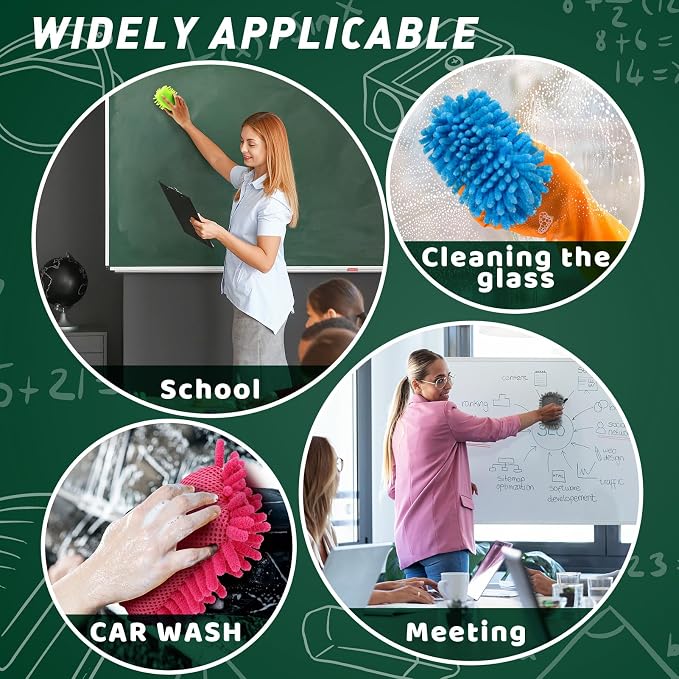 Jspupifip 12 Pcs Dry Erase Shag Eraser - Image 7