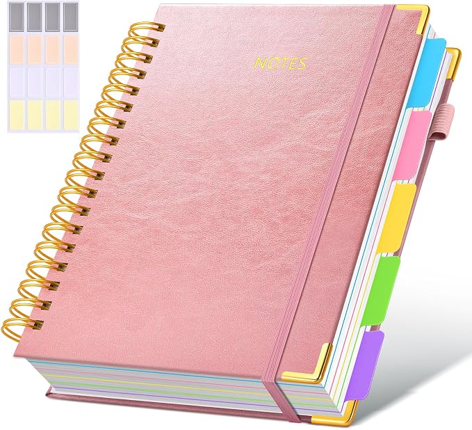 Hardcover Spiral Notebook Journal by dilitego