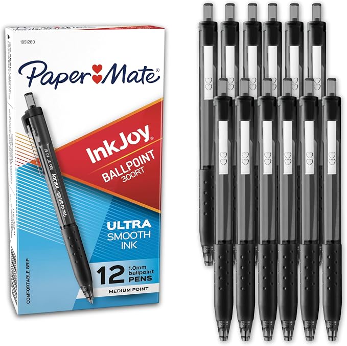 Paper Mate InkJoy 300RT Retractable Ballpoint Pens, Medium Point by Unknown
