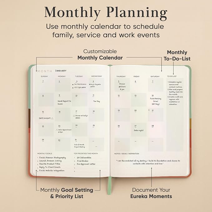 2026 Planner, Daily Journal & Gratitude Journal All-In-One - Image 5