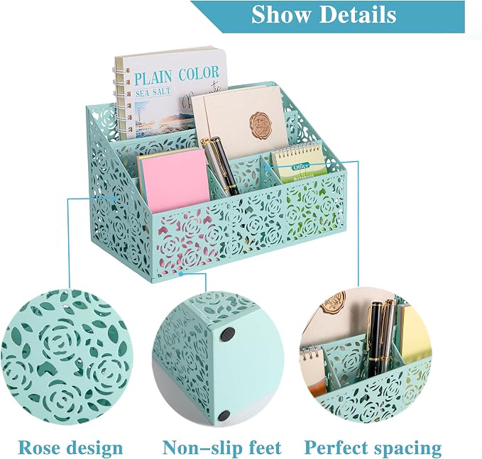 DINGTAI Modern Countertop Organizer, Desk Accessories - Image 3