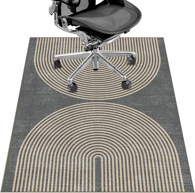 Office Chair Mat for Hardwood Floor&Tile Floor, Under Desk Rug for Rolling by LreedyMat
