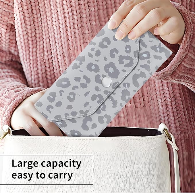Cash Envelope Wallet Cute PU Leather Envelopes Bag - Image 2