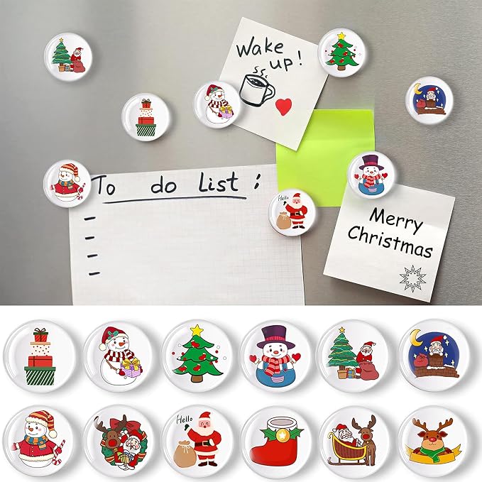 24Pcs Christmas Decorative Push pins, Cute Bulletin Board Tacks, Cork Board - Image 6