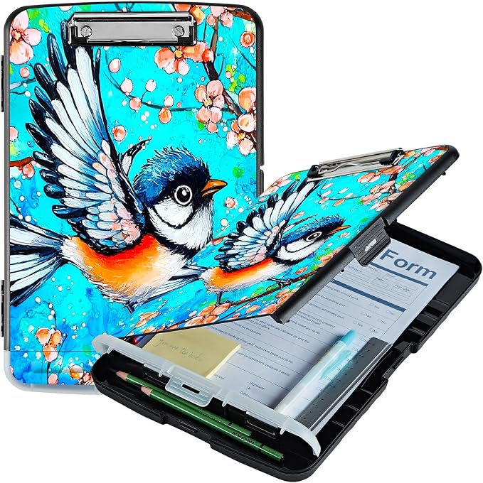 Blue Hummingbird A4 Clipboard by Unknown