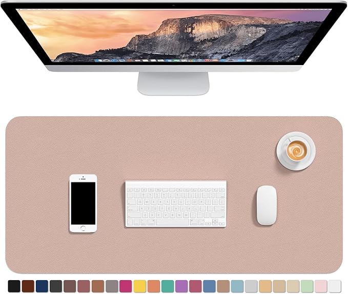 Hsurbtra Desk Pad, XL Extended Mouse Pad, Waterproof Desktop Blotter Protector by Hsurbtra