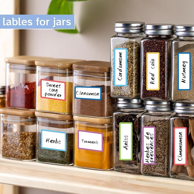 540Pcs Removable Labels, Colored Labels Stickers | Self-Adhesive Stickers - Image 4