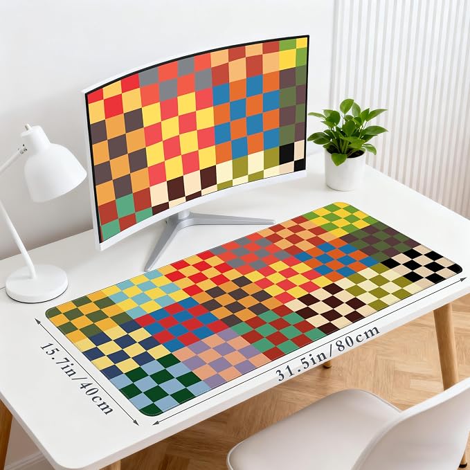 Desk Cover Mat, Extended Cute XXL Large Mouse Pad, Computer Laptop Mat Desk - Image 2
