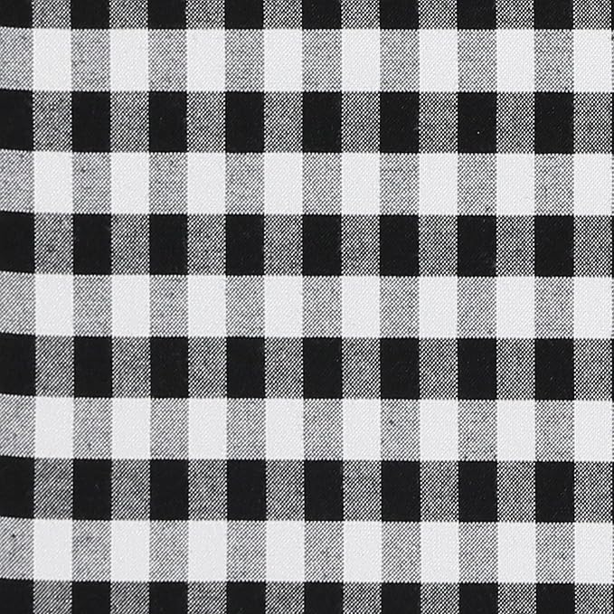AAAAAcessories D-Shaped Chair Cushions, Machine-Washable Cover, Checkered - Image 3