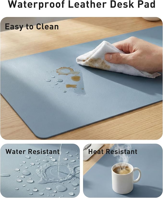 Aothia Faux Leather Desk Mat - Image 7