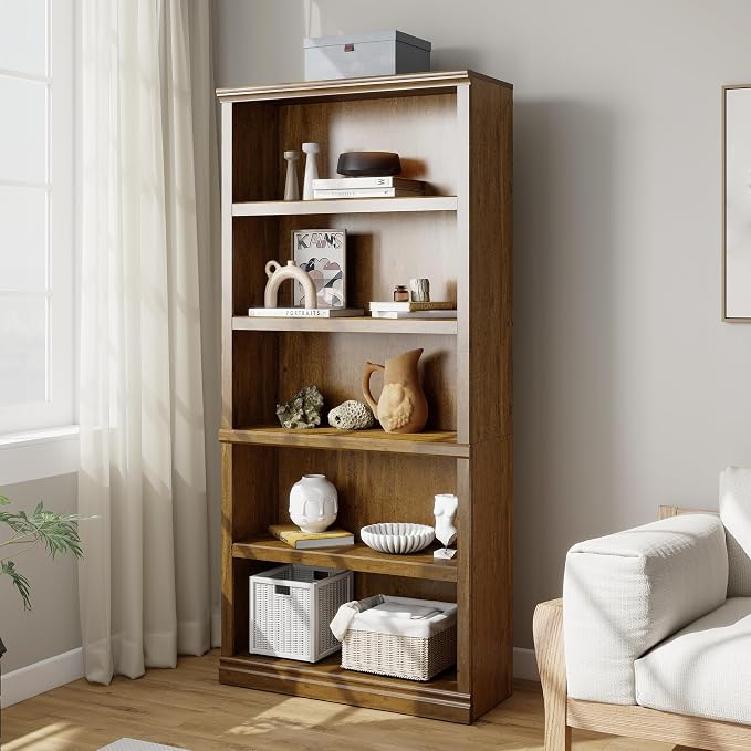 Bevfint 70 in Tall Bookcase, 33 inch Wide Floor Standing Indoor Furniture by Bevfint