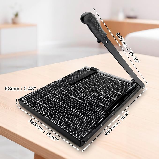 Paper Cutter, Guillotine Paper Trimmer Cutter - Image 5