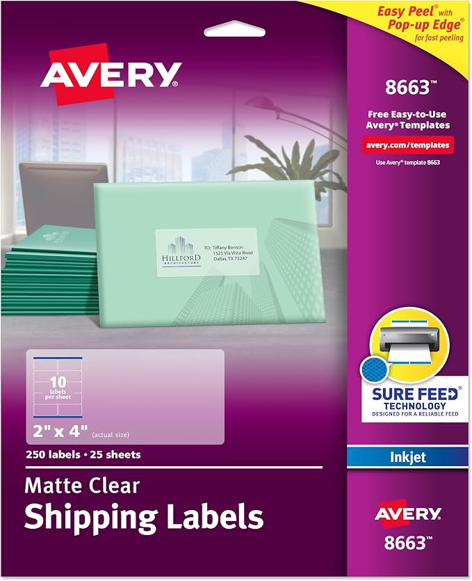 Avery Printable Shipping Labels by Avery