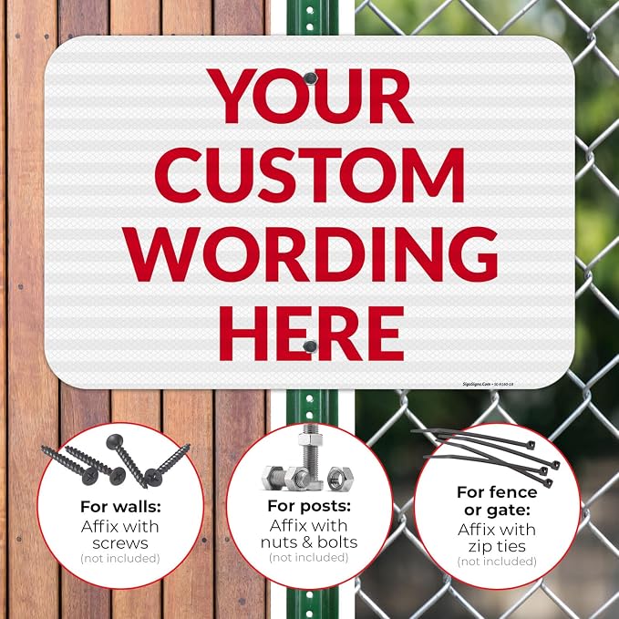 Custom Sign, Personalized Metal Signs, Customize - Image 4