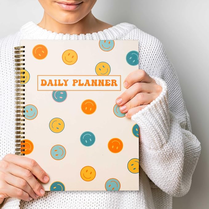 Undated Daily Planner Notebook 8.5x11, To Do List Notebook, Habit Tracker - Image 6