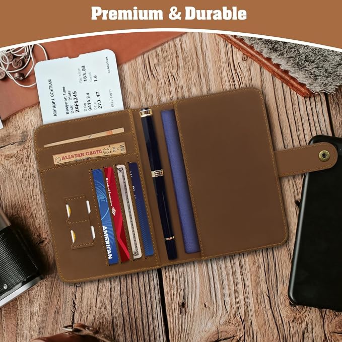 Jack&Chris Genuine Leather Handmade Passport Holder - Image 7