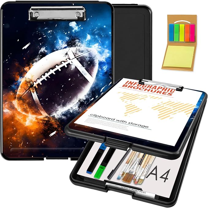 Clipboard with Storage, Office Supplies Nursing Clipboards Folder with Pen by CAPAUNVDA